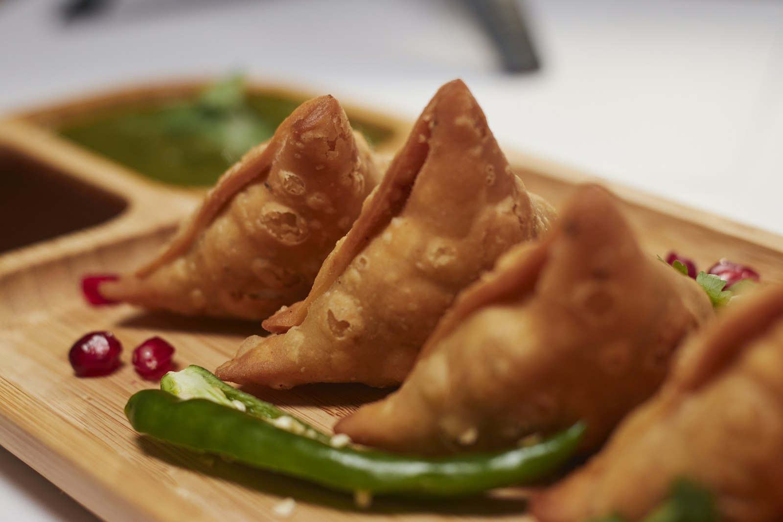 Samosas mit Chutney